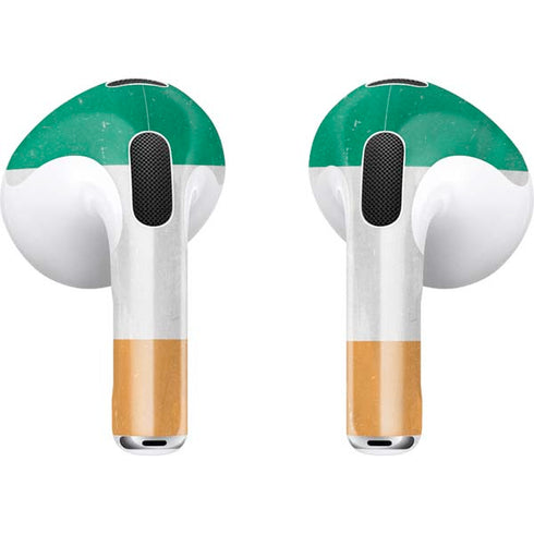 Ivory Coast Flag Distressed Apple AirPods (3rd Gen 2021) Skin